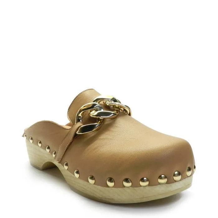 Zueco Tiziana Purple Camel
