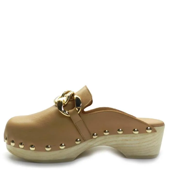 Zueco Tiziana Purple Camel